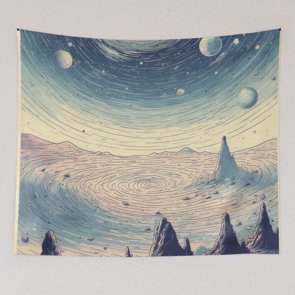 Item preview, Cosmic worlds, distant galaxies, alien planets designed and sold by Mianku | Für das Leben.