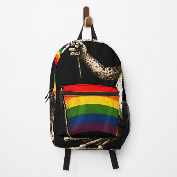Item preview, Frog Holding Rainbow Flag Heart Glasses LGBT Pride Poster designed and sold by Chibicharm's.