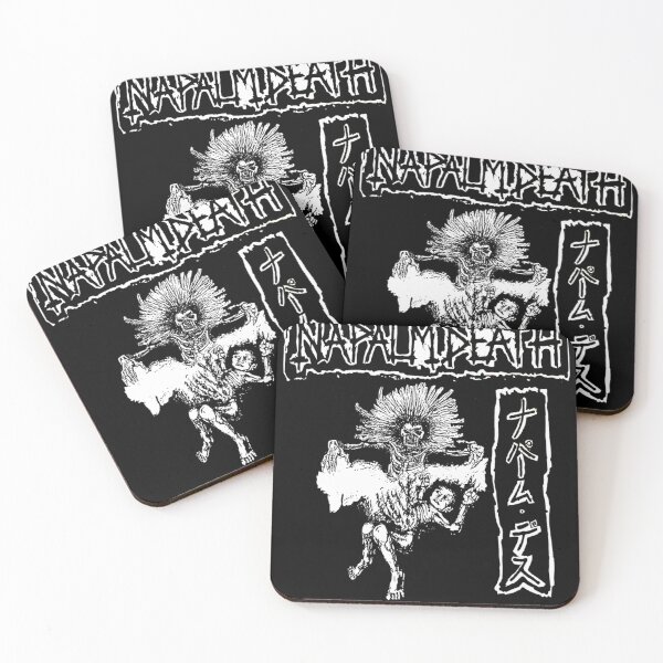 Item preview, Napalm Death Japanese Text Skeleton designed and sold by dip2ar.