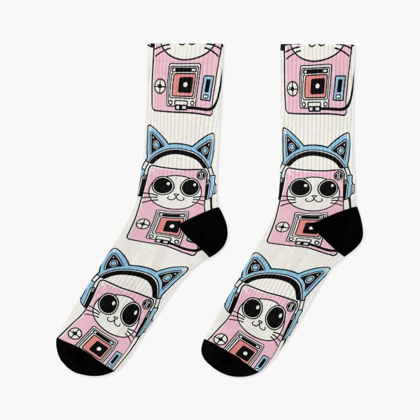 Item preview, Cat - Pink Walkman Retro Headphones designed and sold by World-Pets.