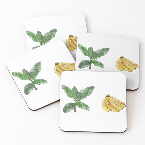 Item preview, Tropical Banana Leaves & Fruit designed and sold by meliseflores.