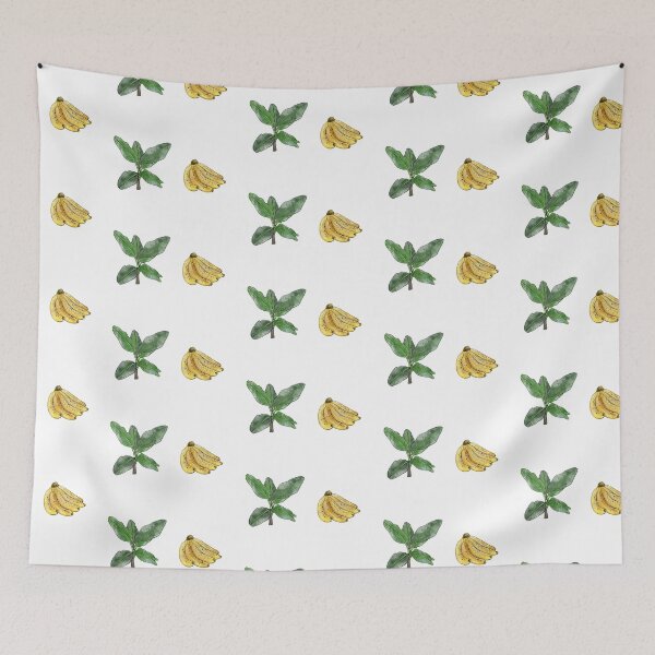 Item preview, Tropical Banana Leaves & Fruit designed and sold by meliseflores.