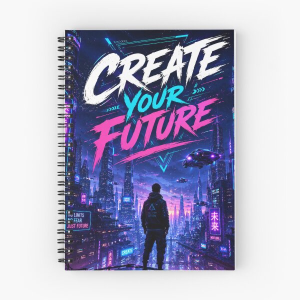 Item preview, Create Your Future Cyberpunk Vision designed and sold by CodePaws Creations.