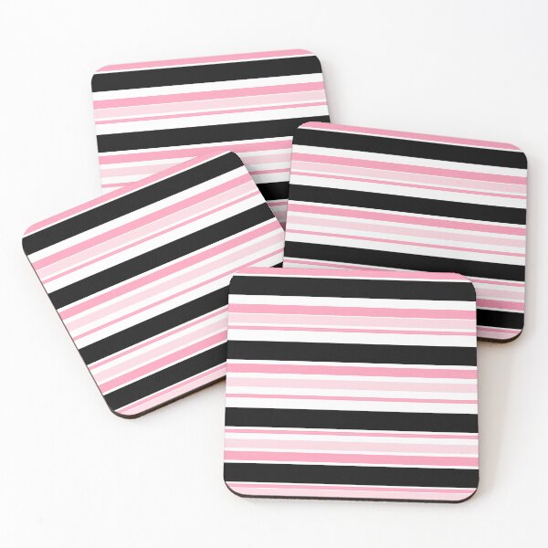 Item preview, Black Pink and White Stripes  designed and sold by JaygiesDesign.
