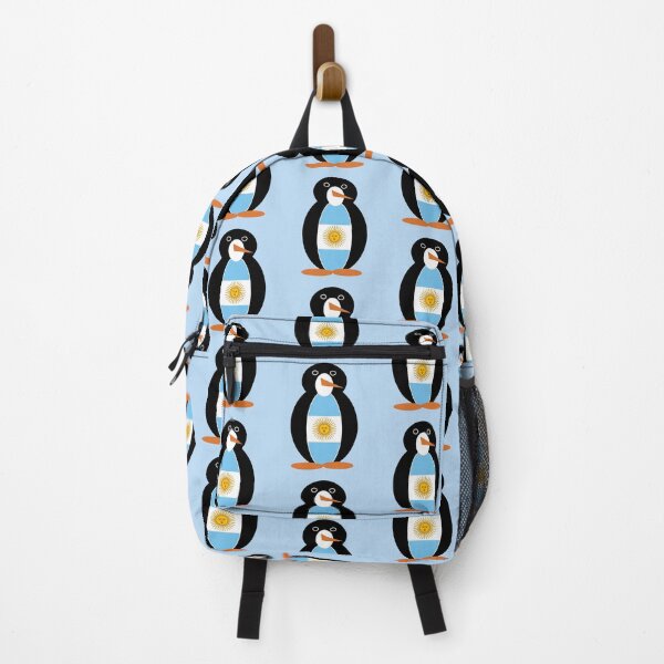 Item preview, Ms. Penguin Argentina Bandera Argentine Flag Design designed and sold by AuntieShoe.