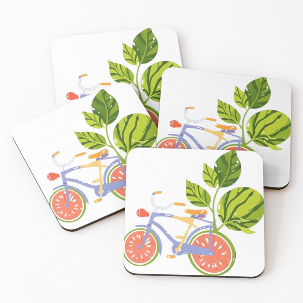 Item preview, Watermelon Wheel Bicycle | Botanical Fruit Bike | Cute Summer Cycling Illustration | Nature Lover T-Shirt Design designed and sold by designerbhai009.