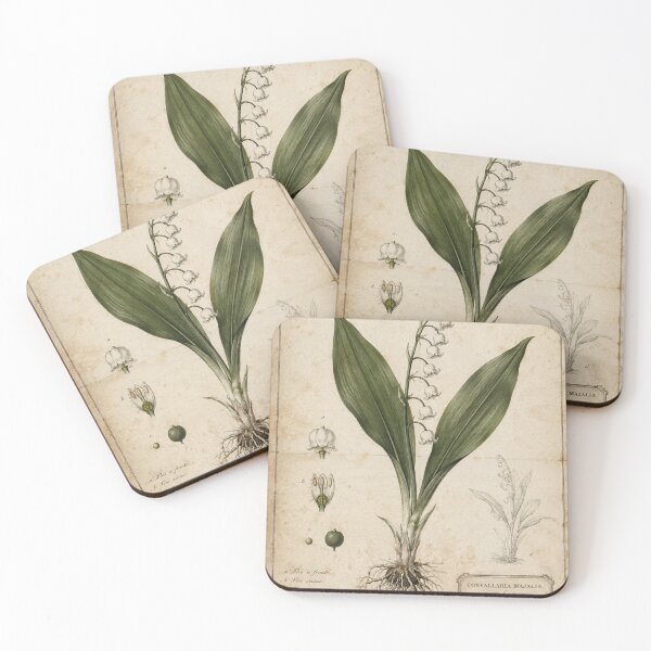 Item preview, Vintage Lily of the Valley Study designed and sold by MWprint.