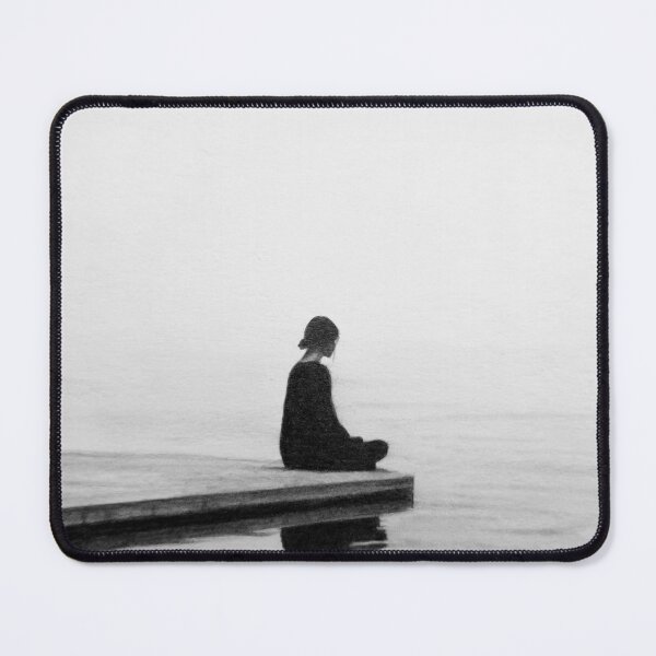Item preview, Solitude on the Quiet Lake – Minimalist Pencil Drawing designed and sold by BoyanVBart.