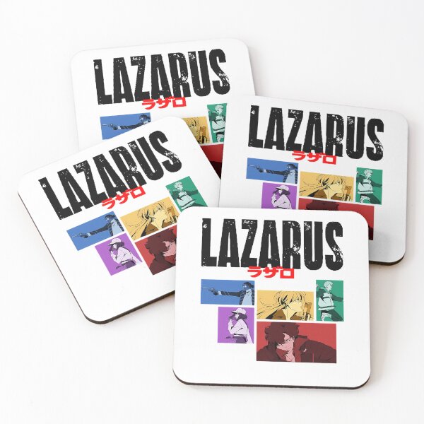 Item preview, Lazarus Anime Series Character Action Panels Poster designed and sold by nitroexcalibur.