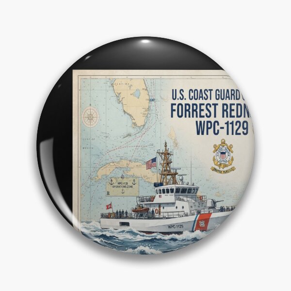 Item preview, Chart Art - Coast Guard Cutter Forrest Rednour designed and sold by 7xShirt1.