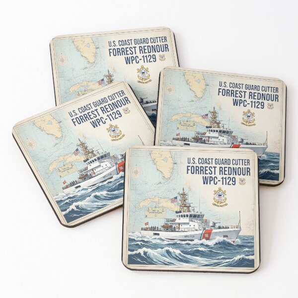 Item preview, Chart Art - Coast Guard Cutter Forrest Rednour designed and sold by 7xShirt1.