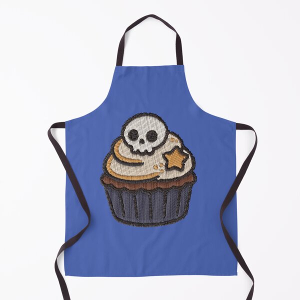 Item preview, Skull Cupcake Halloween Embroidery Patch Sticker designed and sold by · GAMING SOUL ·.