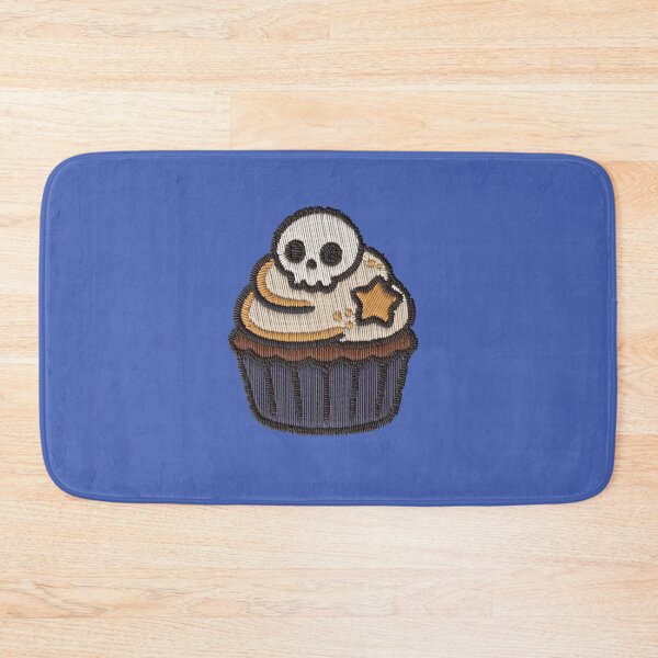 Item preview, Skull Cupcake Halloween Embroidery Patch Sticker designed and sold by · GAMING SOUL ·.