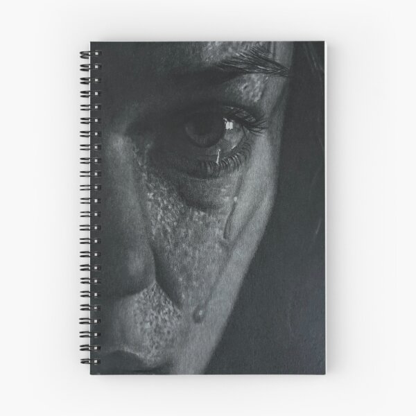 Item preview, Silent Tear - Hyperrealistic Eye & Face Pencil Art designed and sold by BoyanVBart.