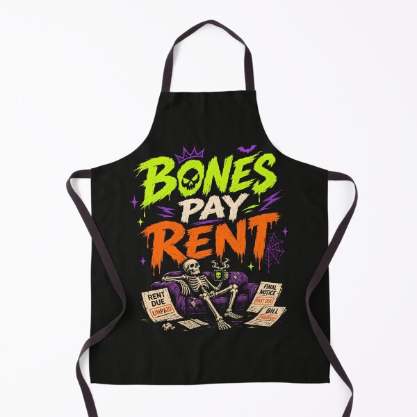 Item preview, BONES PAY RENT designed and sold by OskarTrendz.