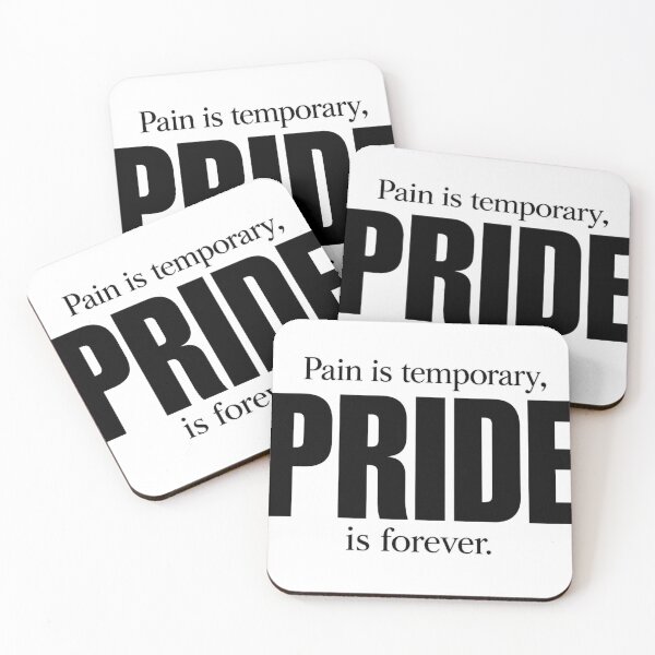 Item preview, Pain Is Temporary Pride Is Forever Gym Quote designed and sold by hoille.