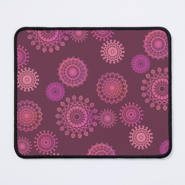 Item preview, Gradient Sunset Mandalas on Dark Mauve designed and sold by JaygiesDesign.