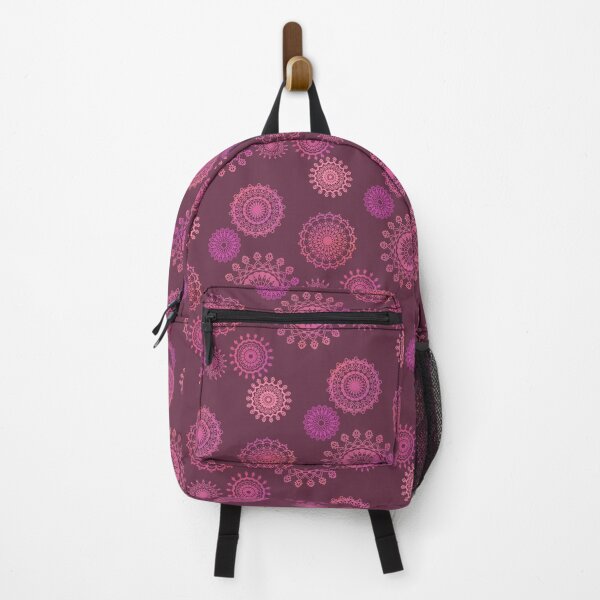 Item preview, Gradient Sunset Mandalas on Dark Mauve designed and sold by JaygiesDesign.