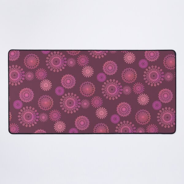 Item preview, Gradient Sunset Mandalas on Dark Mauve designed and sold by JaygiesDesign.