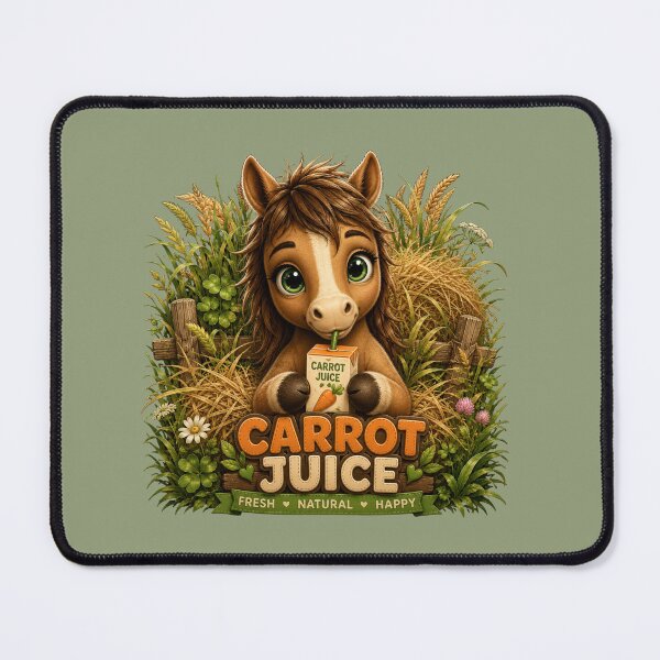 Item preview, Cute Horse Carrot Power Farm Kawaii T-Shirt designed and sold by Aimetoi.