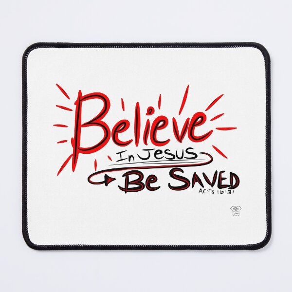 Item preview, Believe in Jesus! Be Saved! designed and sold by WEAR-SHARE316.