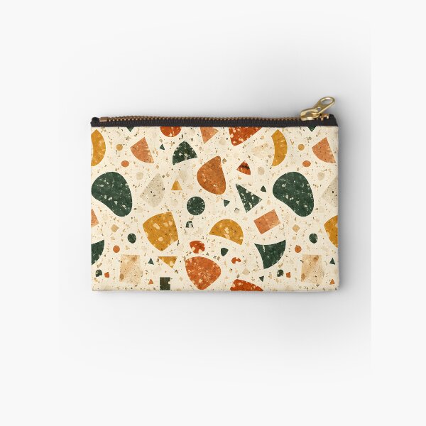 Item preview, Modern Autumn Terrazzo Stone Abstract Pattern designed and sold by Thai Vibe Studio.