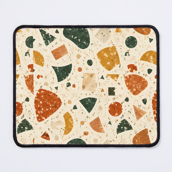 Item preview, Modern Autumn Terrazzo Stone Abstract Pattern designed and sold by Thai Vibe Studio.