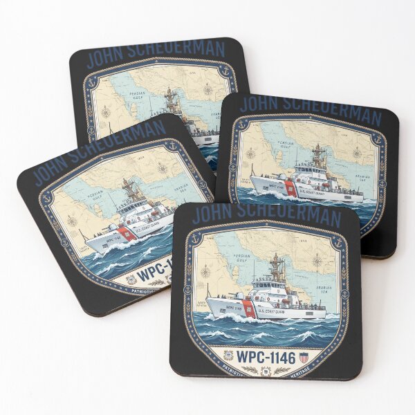 Item preview, Chart Art - Coast Guard Cutter John Scheuerman designed and sold by 7xShirt1.