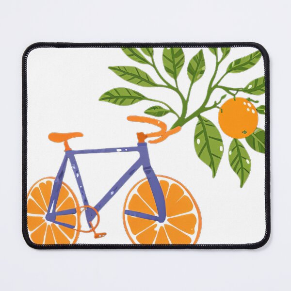 Item preview, Orange Slice Bicycle | Botanical Citrus Bike | Fruit Wheel Cycling Art | Nature Lover T-Shirt Design designed and sold by designerbhai009.