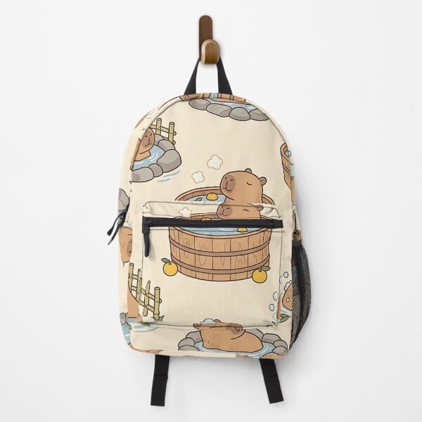 Item preview, Bathing Capybara Seamless Pattern Design by MNS designed and sold by ashenlocs.