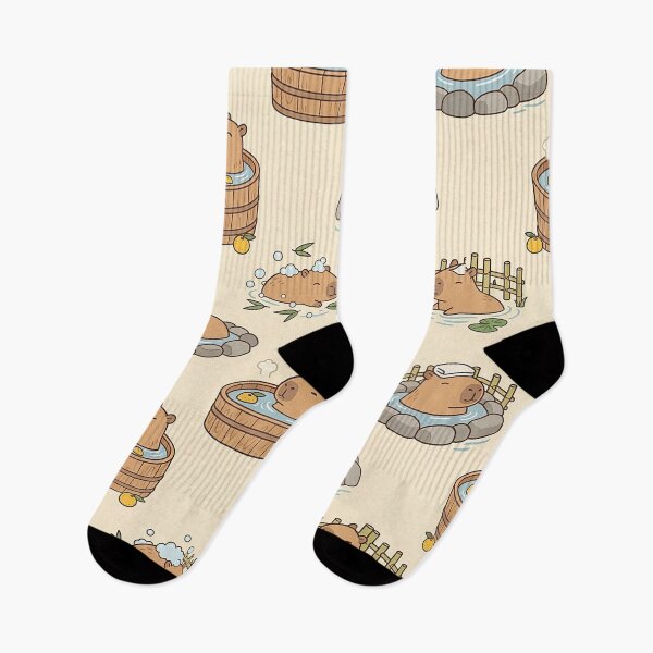 Item preview, Bathing Capybara Seamless Pattern Design by MNS designed and sold by ashenlocs.