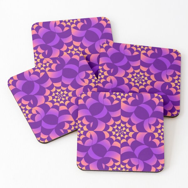 Item preview, Enchanted Web - Purple Sunset Spider Web Halloween Pattern  designed and sold by BlackthornDsign.