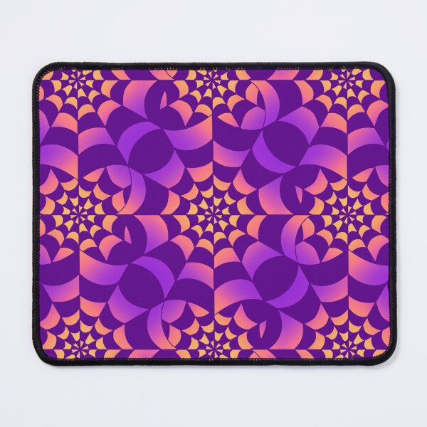 Item preview, Enchanted Web - Purple Sunset Spider Web Halloween Pattern designed and sold by BlackthornDsign.