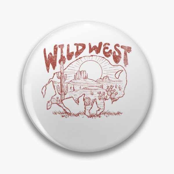 Item preview, Wild West Bison Desert Landscape Graphic designed and sold by The secret storage room.