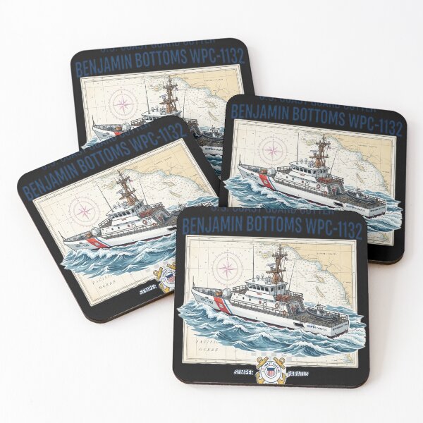 Item preview, Chart Art - Coast Guard Cutter Benjamin Bottoms designed and sold by 7xShirt1.