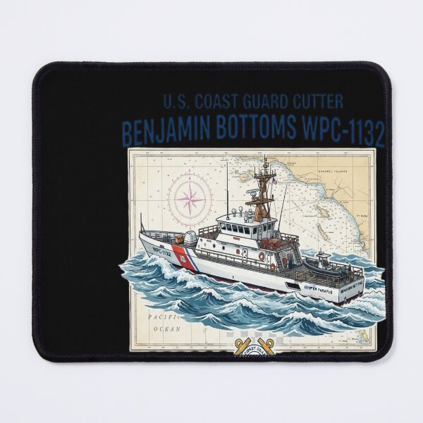 Item preview, Chart Art - Coast Guard Cutter Benjamin Bottoms designed and sold by 7xShirt1.
