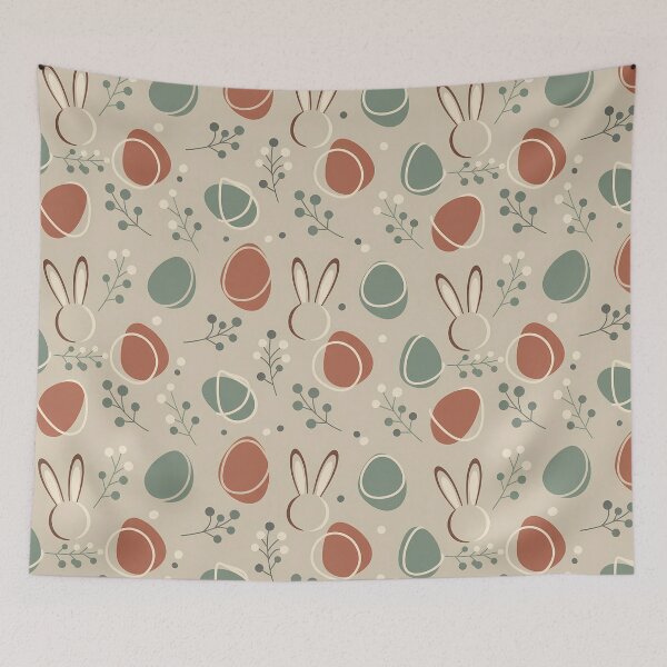 Item preview, easter egg and bunny pattern designed and sold by Ruchi73.
