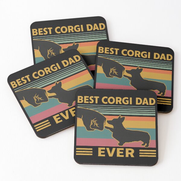 Item preview, Best Corgi Dad Ever Retro Fist Bump designed and sold by SoyLamderma.