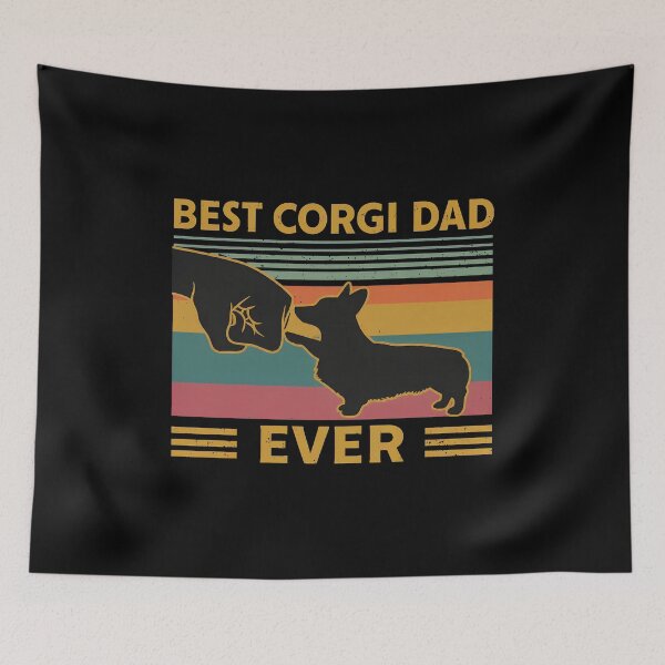 Item preview, Best Corgi Dad Ever Retro Fist Bump designed and sold by SoyLamderma.