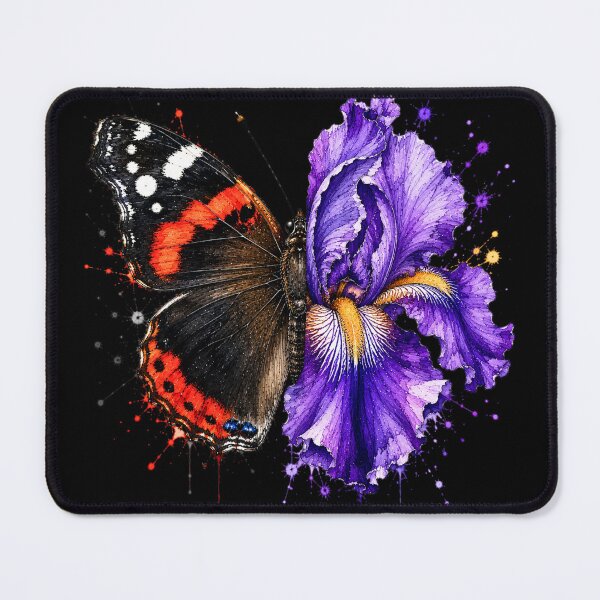 Item preview, Iris Butterfly Watercolor Illustration designed and sold by ColorSplash123.