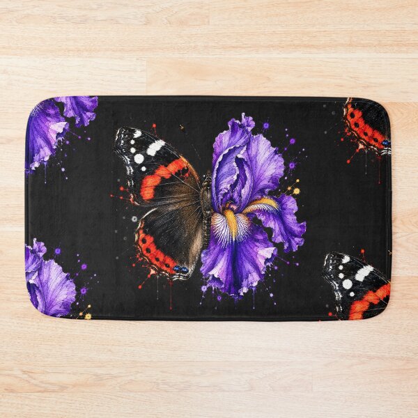 Item preview, Iris Butterfly Watercolor Illustration designed and sold by ColorSplash123.
