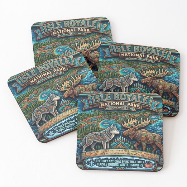 Item preview, ISLE ROYALE NATIONAL PARK MICHIGAN designed and sold by likbatonboot.