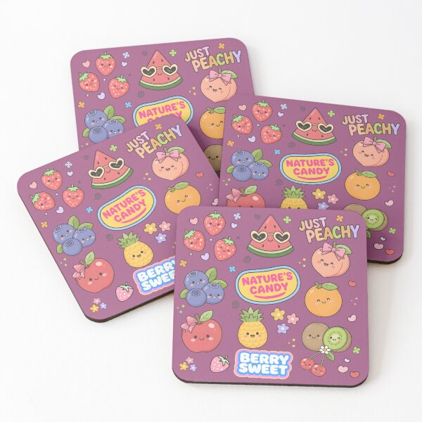 Item preview, Fruit Cute Collage Pastel Seamless Pattern designed and sold by HowToCanadian.
