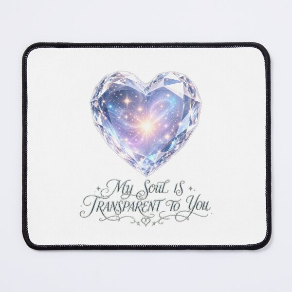 Item preview, My Soul Is Transparent To You Crystal Heart Art designed and sold by Aliplus+.