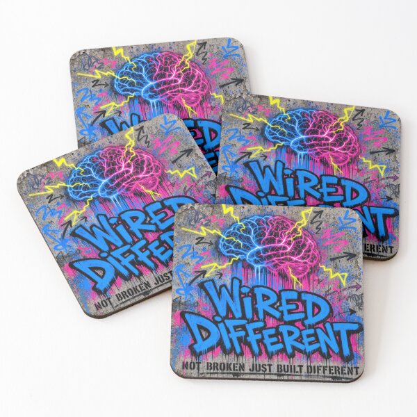 Item preview, Wired Different – Neurodivergent Graffiti Brain Design designed and sold by Arrow2025.