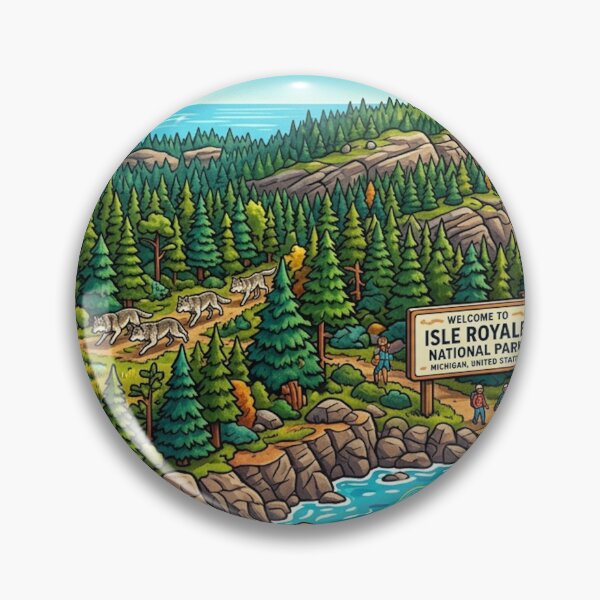 Item preview, ISLE ROYALE NATIONAL PARK MICHIGAN designed and sold by likbatonboot.