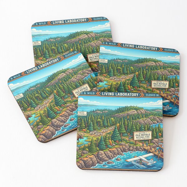 Item preview, ISLE ROYALE NATIONAL PARK MICHIGAN designed and sold by likbatonboot.