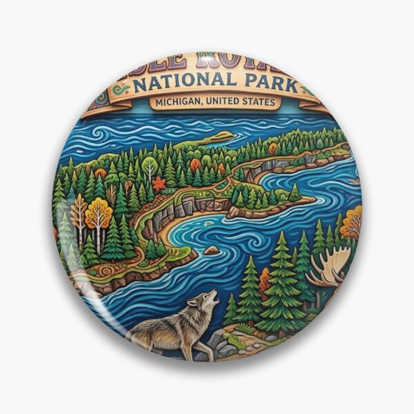 Item preview, ISLE ROYALE NATIONAL PARK MICHIGAN designed and sold by likbatonboot.