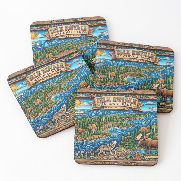 Item preview, ISLE ROYALE NATIONAL PARK MICHIGAN designed and sold by likbatonboot.