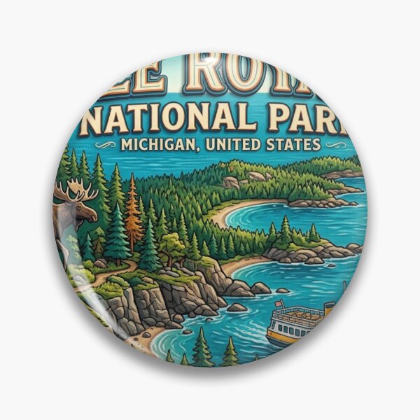 Item preview, ISLE ROYALE NATIONAL PARK MICHIGAN designed and sold by likbatonboot.